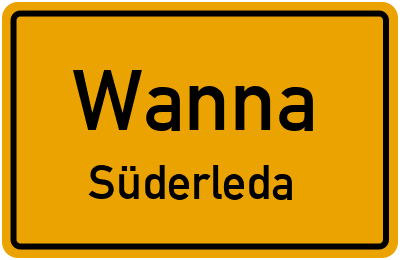 Straßenverzeichnis Wanna Süderleda