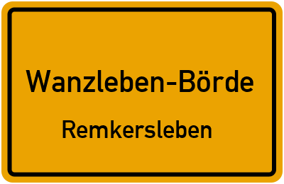 Straßenverzeichnis Wanzleben-Börde Remkersleben