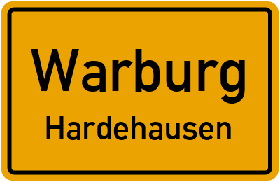 Straßenverzeichnis Warburg Hardehausen