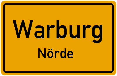 Straßenverzeichnis Warburg Nörde