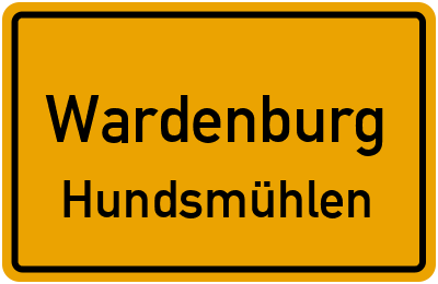 Straßenverzeichnis Wardenburg Hundsmühlen