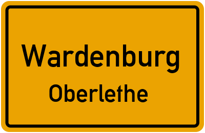 Straßenverzeichnis Wardenburg Oberlethe