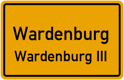 Straßenverzeichnis Wardenburg Wardenburg III