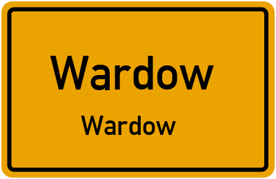 Straßenverzeichnis Wardow Wardow