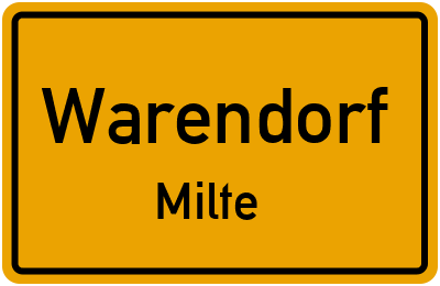 Straßenverzeichnis Warendorf Milte