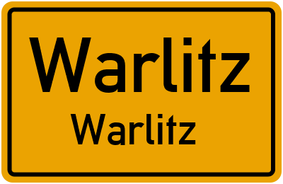 Straßenverzeichnis Warlitz Warlitz