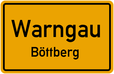 Ortsschild Warngau Böttberg