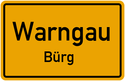 Straßenverzeichnis Warngau Bürg