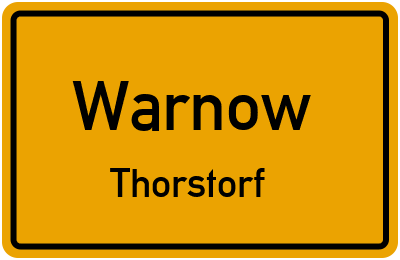 Straßenverzeichnis Warnow Thorstorf
