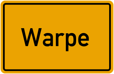 Warpe in Niedersachsen