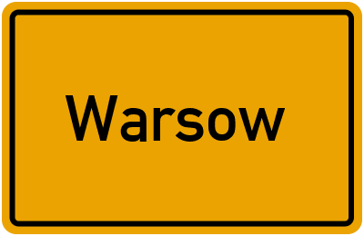 Warsow in Mecklenburg-Vorpommern erkunden