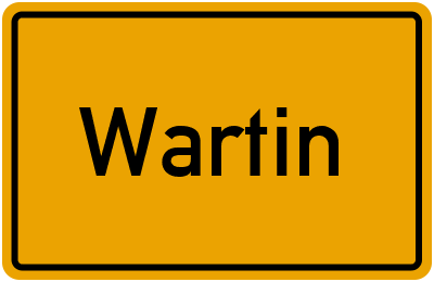 Wartin in Brandenburg
