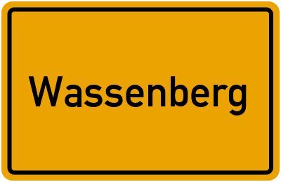 Ortsschild von Stadt Wassenberg in Nordrhein-Westfalen