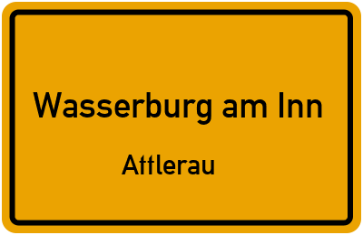 Straßenverzeichnis Wasserburg am Inn Attlerau