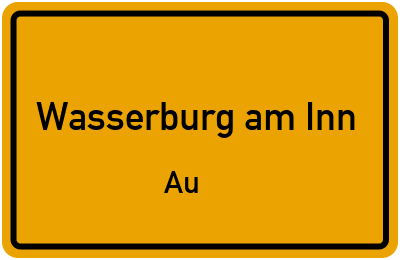 Straßenverzeichnis Wasserburg am Inn Au