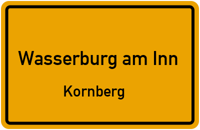Straßenverzeichnis Wasserburg am Inn Kornberg