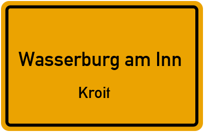 Straßenverzeichnis Wasserburg am Inn Kroit