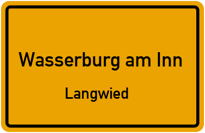 Straßenverzeichnis Wasserburg am Inn Langwied