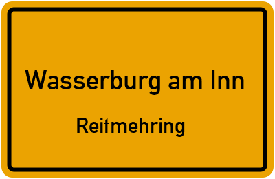 Straßenverzeichnis Wasserburg am Inn Reitmehring