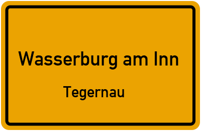 Straßenverzeichnis Wasserburg am Inn Tegernau