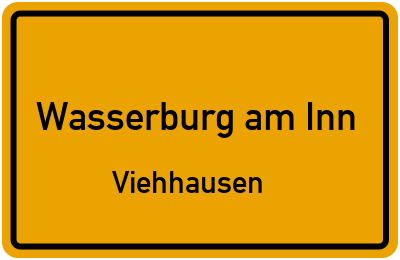 Straßenverzeichnis Wasserburg am Inn Viehhausen