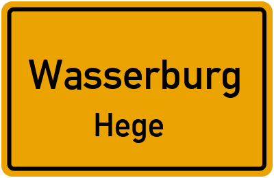 Straßenverzeichnis Wasserburg Hege