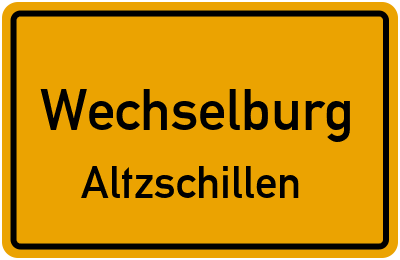 Straßenverzeichnis Wechselburg Altzschillen