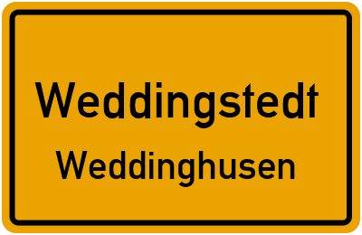 Straßenverzeichnis Weddingstedt Weddinghusen