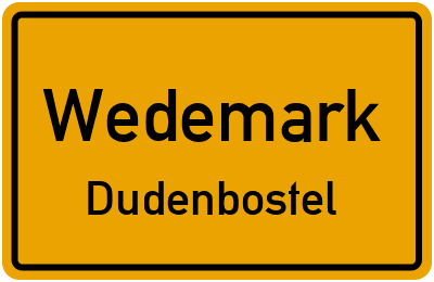 Straßenverzeichnis Wedemark Dudenbostel