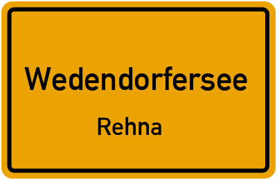 Straßenverzeichnis Wedendorfersee Rehna