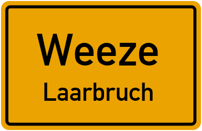 Straßenverzeichnis Weeze Laarbruch