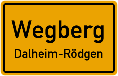 Straßenverzeichnis Wegberg Dalheim-Rödgen