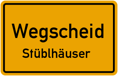 Straßenverzeichnis Wegscheid Stüblhäuser