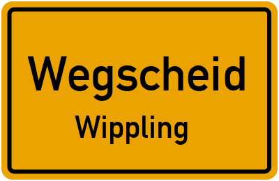 Straßenverzeichnis Wegscheid Wippling