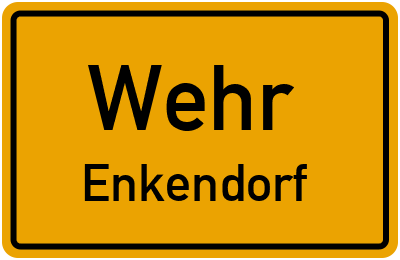 Straßenverzeichnis Wehr Enkendorf