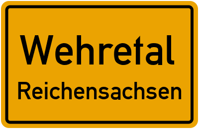 Straßenverzeichnis Wehretal Reichensachsen