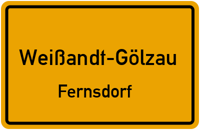 Straßenverzeichnis Weißandt-Gölzau Fernsdorf