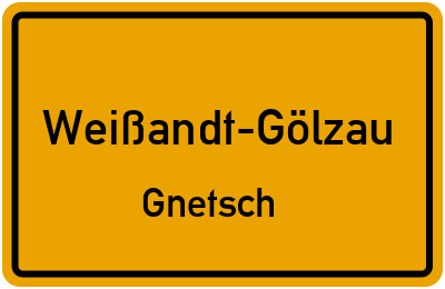 Straßenverzeichnis Weißandt-Gölzau Gnetsch