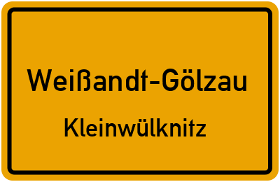 Straßenverzeichnis Weißandt-Gölzau Kleinwülknitz