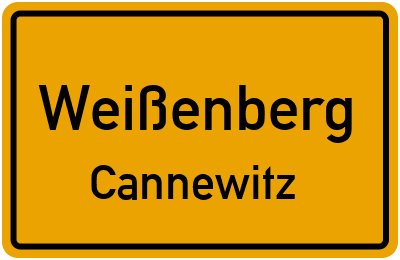 Straßenverzeichnis Weißenberg Cannewitz