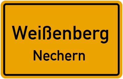 Straßenverzeichnis Weißenberg Nechern