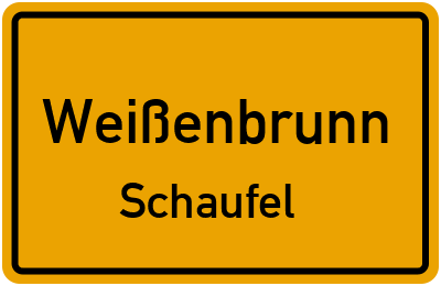 Straßenverzeichnis Weißenbrunn Schaufel