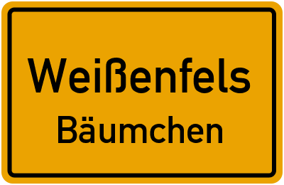 Straßenverzeichnis Weißenfels Bäumchen
