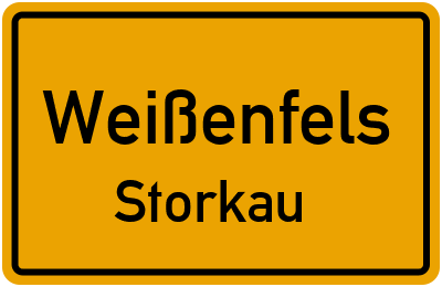 Straßenverzeichnis Weißenfels Storkau
