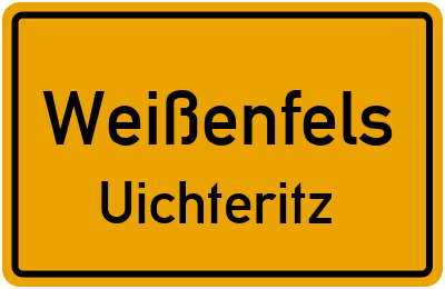 Straßenverzeichnis Weißenfels Uichteritz