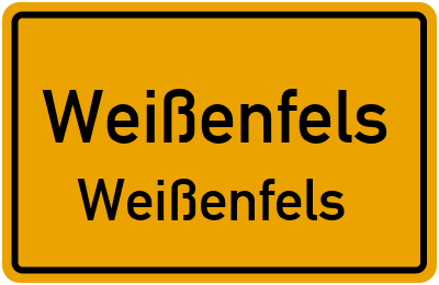 Straßenverzeichnis Weißenfels Weißenfels