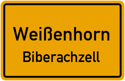 Straßenverzeichnis Weißenhorn Biberachzell