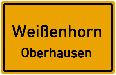 Straßenverzeichnis Weißenhorn Oberhausen
