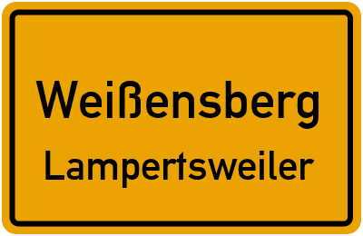 Straßenverzeichnis Weißensberg Lampertsweiler