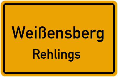 Straßenverzeichnis Weißensberg Rehlings